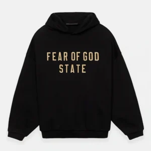 Fear of God Essentials Black Fleece Hoodie