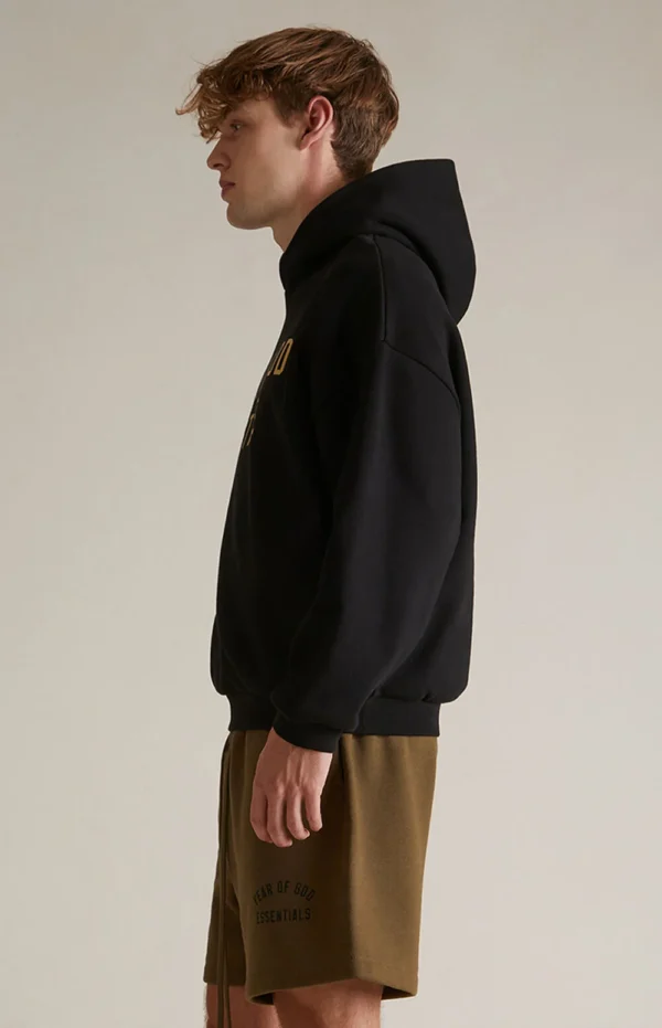 Fear of God Essentials Black Fleece Hoodie