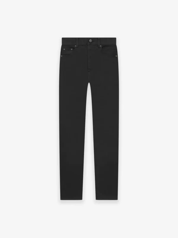 5 Pocket Jean Jet Black