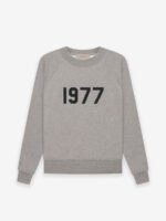 Essentials Crewneck 1977 Sweatshirt – Dark Gray