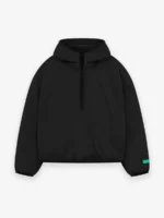 Essentials Nylon Filled Half zip Hoodie