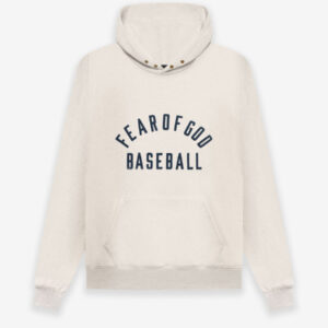 Fear of God Baseball Hoodie – Cream