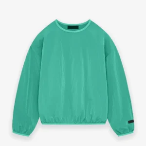 Essentials Crinkle Nylon Pullover Crewneck