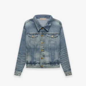 Essentials Kids Trucker Jacket Indigo