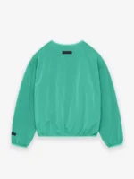 Essentials Crinkle Nylon Pullover Crewneck