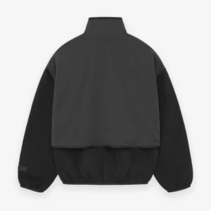 ESSENTIALS NYLON FLEECE MOCKNECK