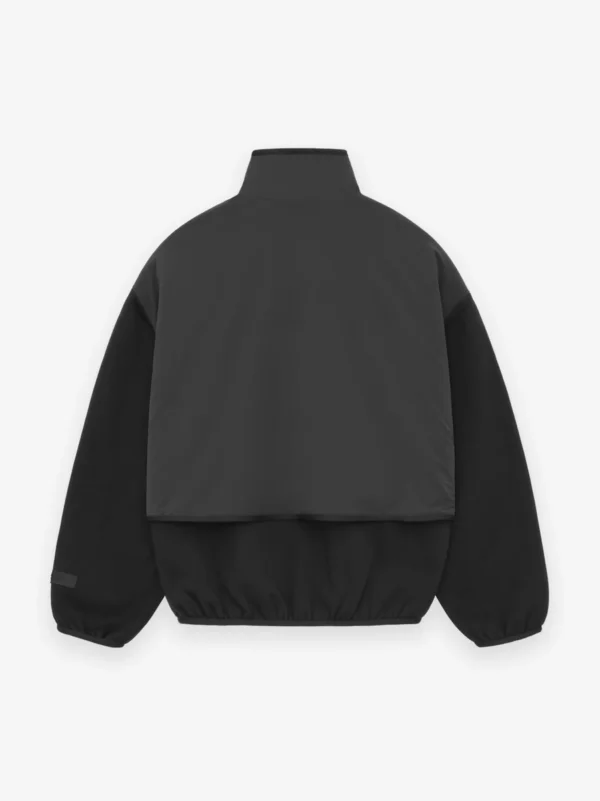 ESSENTIALS NYLON FLEECE MOCKNECK