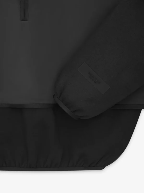 ESSENTIALS NYLON FLEECE MOCKNECK