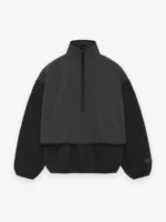 ESSENTIALS NYLON FLEECE MOCKNECK