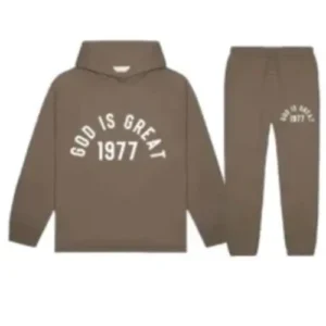 Brown God Is Great Tracksuit